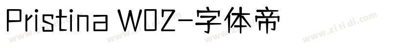 Pristina W02字体转换